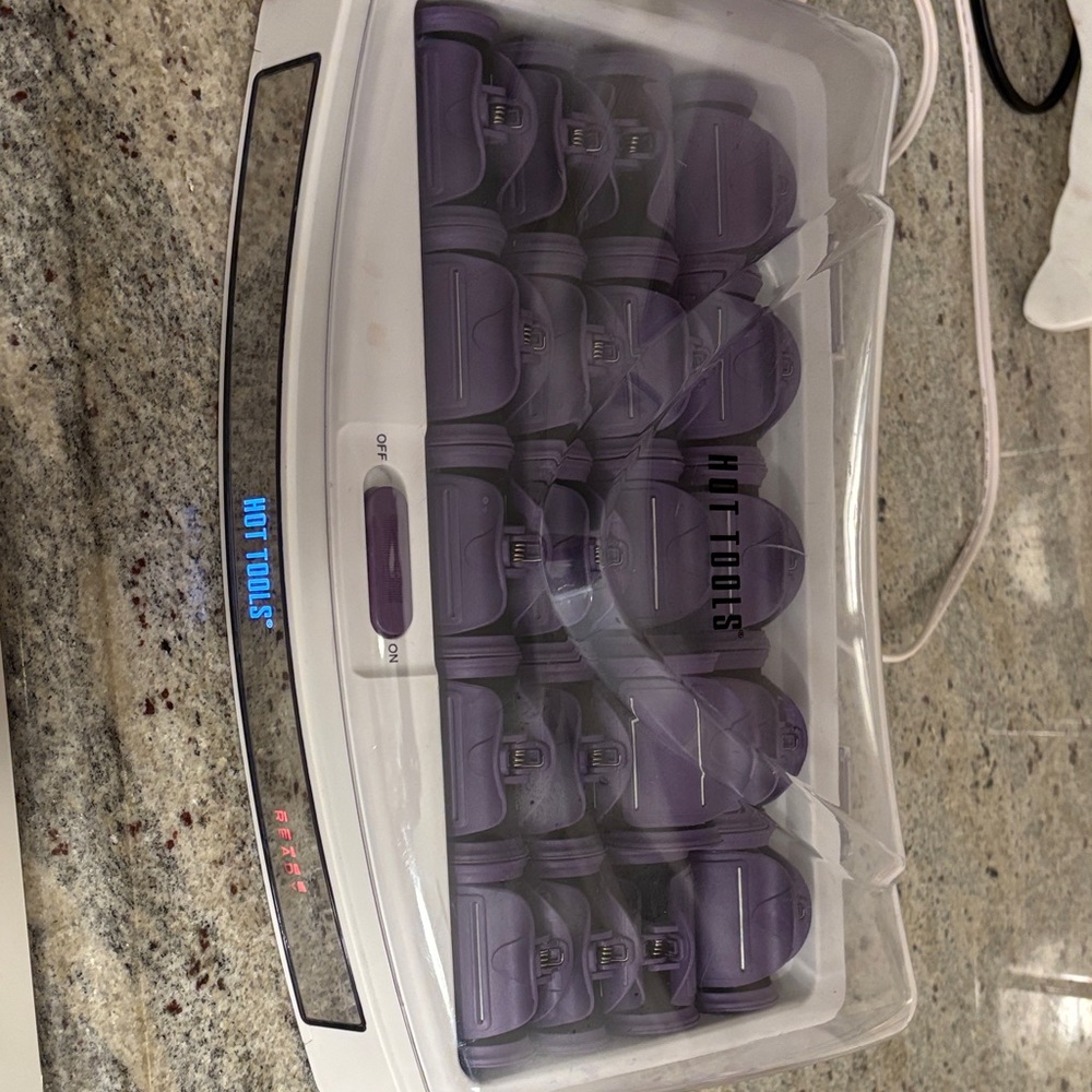 Hot Tools Purple hot Hair Curlers